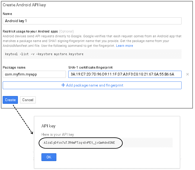 Создание ключа APIkey для работы с картами Google в 1С